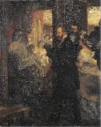 Adolph von Menzel Im Opernhaus oil painting reproduction